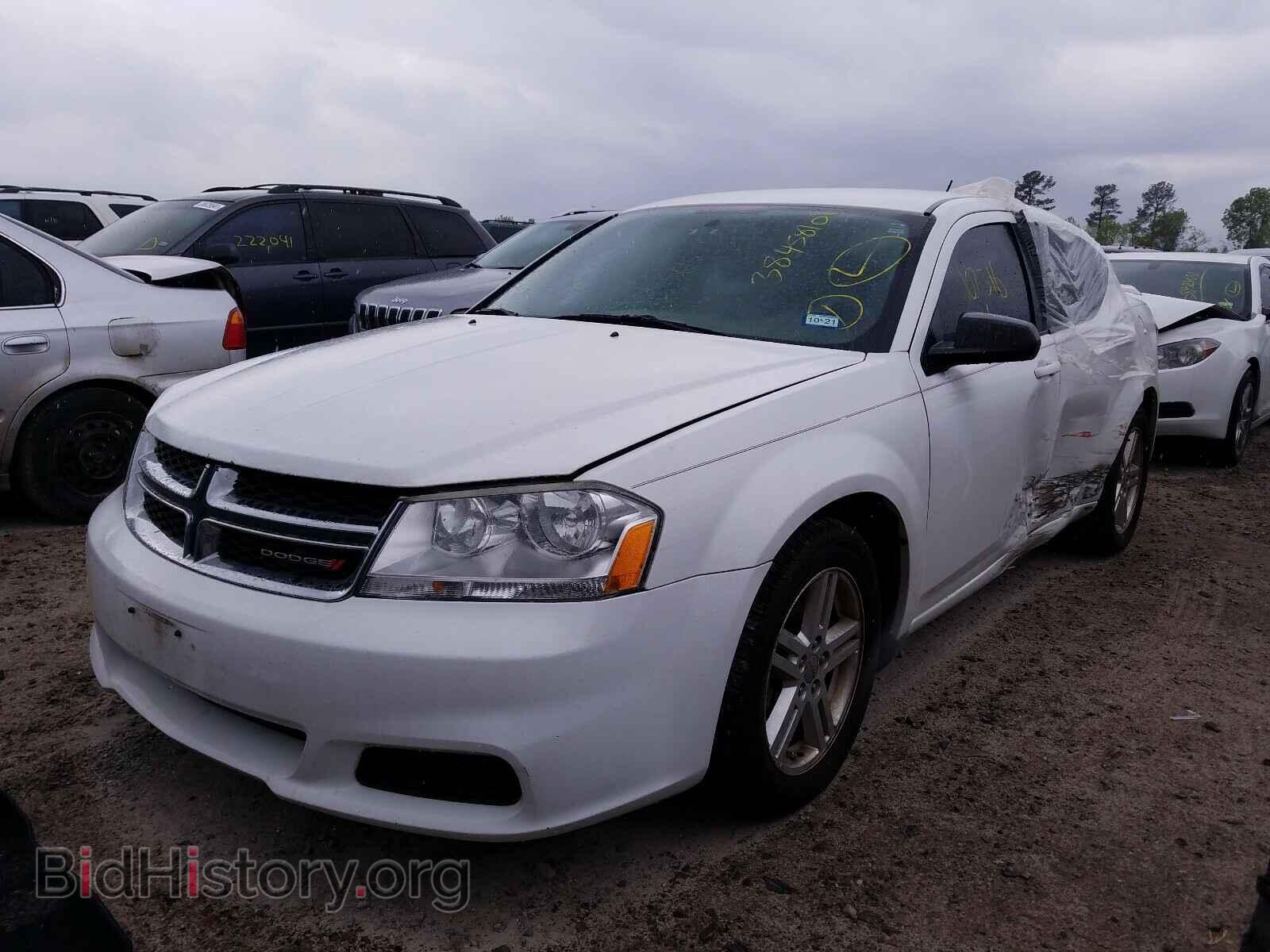 2014 DODGE AVENGER - VIN: 1C3CDZAG0EN200750 - Фото 2