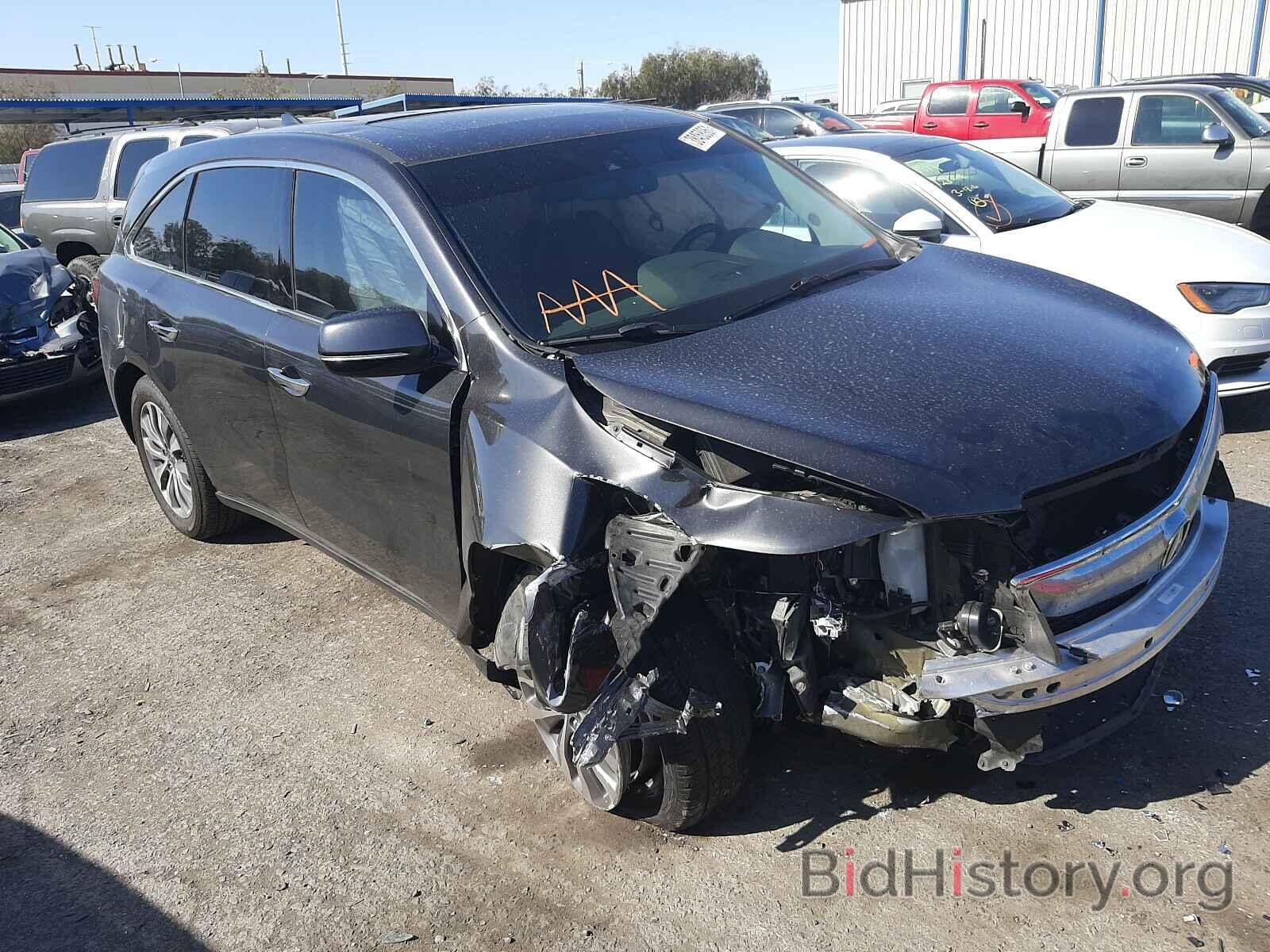 Photo 5FRYD3H4XEB020215 - ACURA MDX 2014