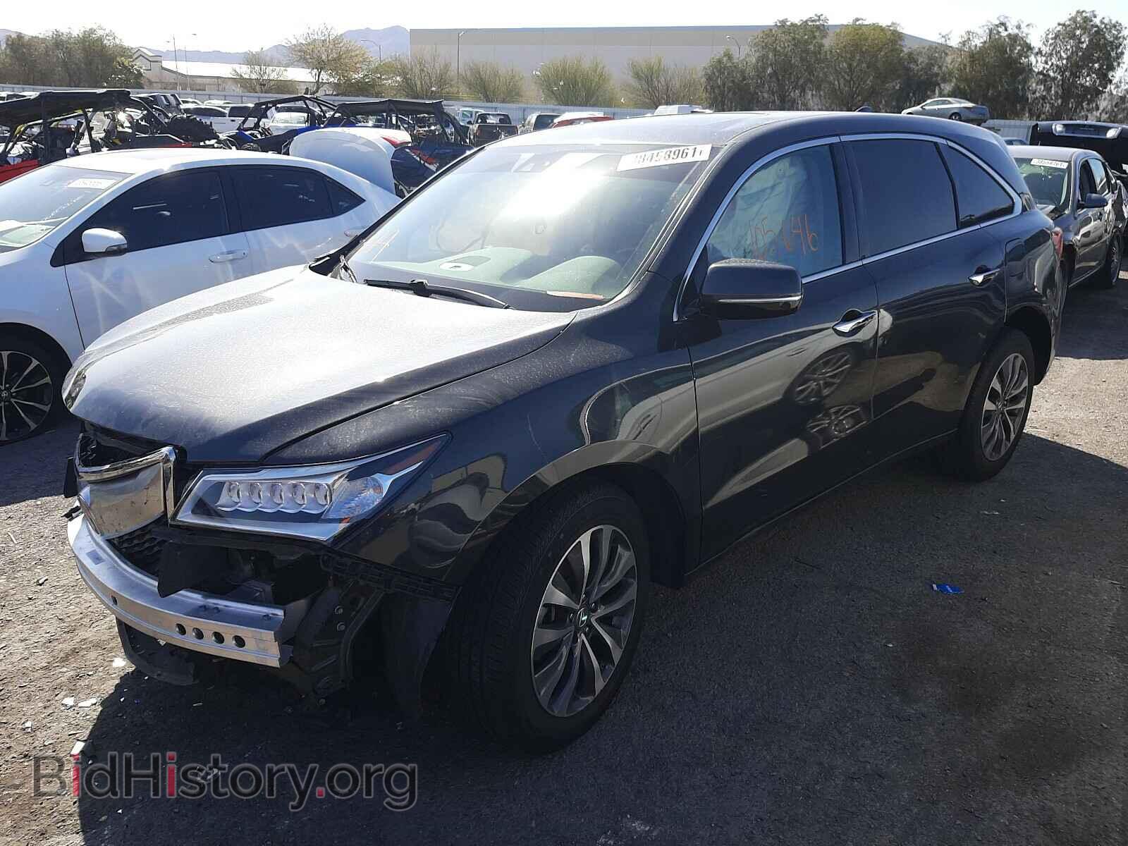 2014 ACURA MDX - VIN: 5FRYD3H4XEB020215 - Фото 2