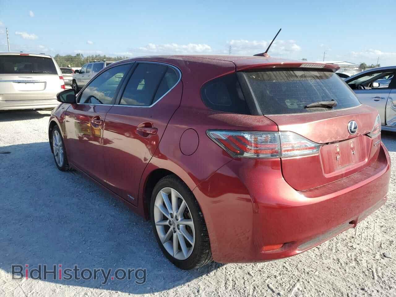 2011 LEXUS CT 200 - VIN: JTHKD5BH2B2004795 - Фото 2