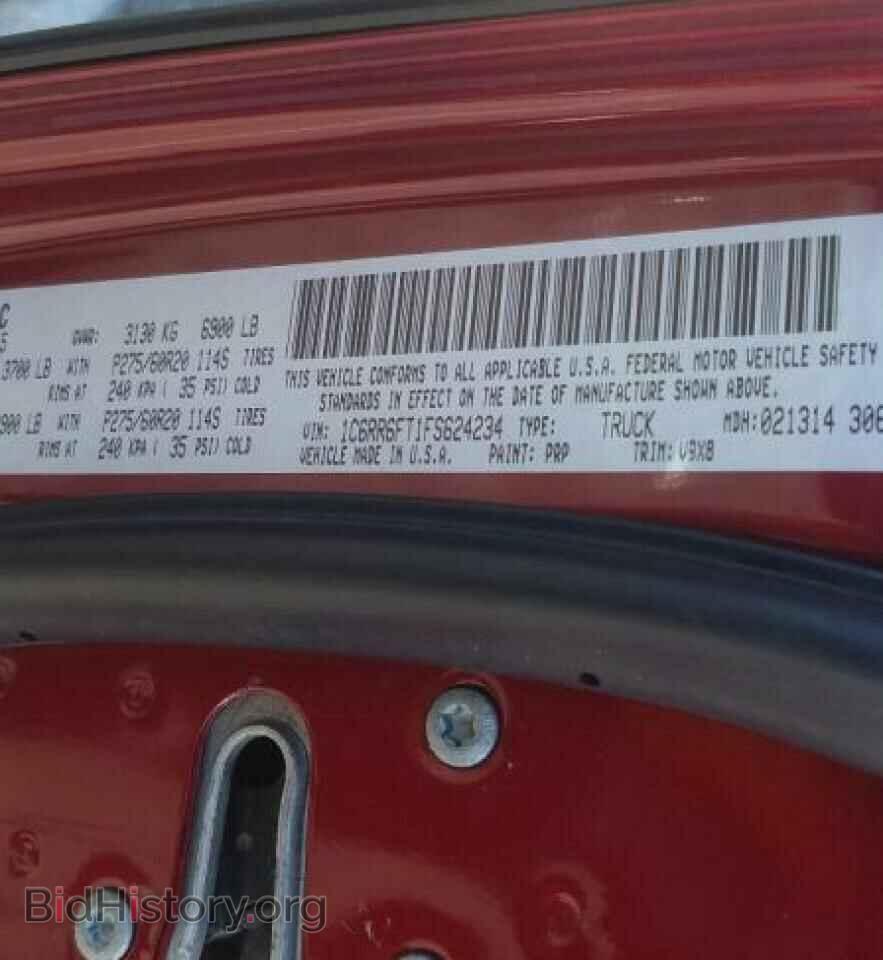 2015 RAM 1500 - VIN: 1C6RR6FT1FS624234 - Photo 10