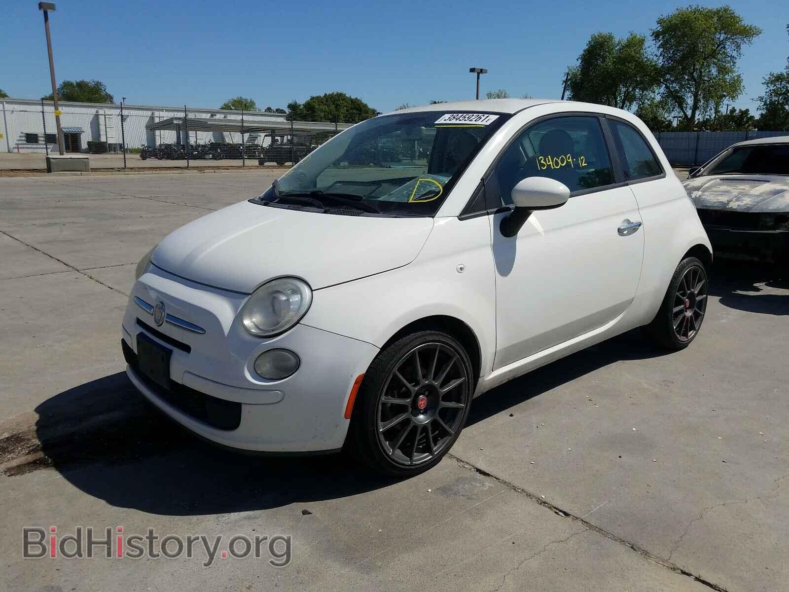 2012 FIAT 500 - VIN: 3C3CFFAR2CT110829 - Фото 2