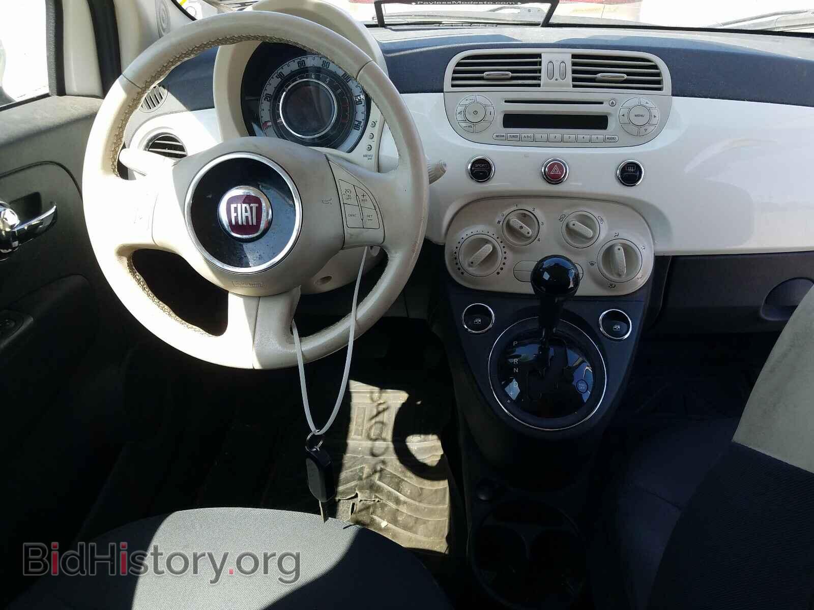 2012 FIAT 500 - VIN: 3C3CFFAR2CT110829 - Фото 9