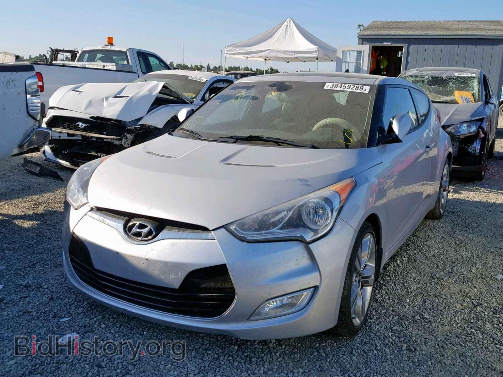 2013 HYUNDAI VELOSTER - VIN: KMHTC6AD5DU105698 - Фото 2