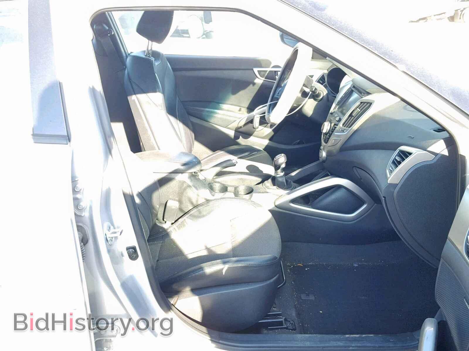 2013 HYUNDAI VELOSTER - VIN: KMHTC6AD5DU105698 - Фото 5