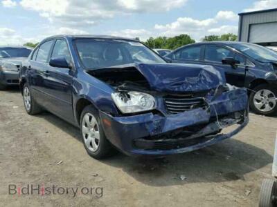 2007 Kia OPTIMA, синий — VIN KNAGE123975163656, Copart
