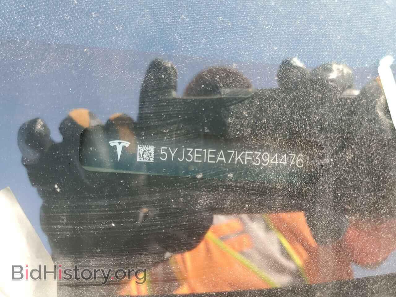 2019 TESLA MODEL 3 - VIN: 5YJ3E1EA7KF394476 - Фото 12