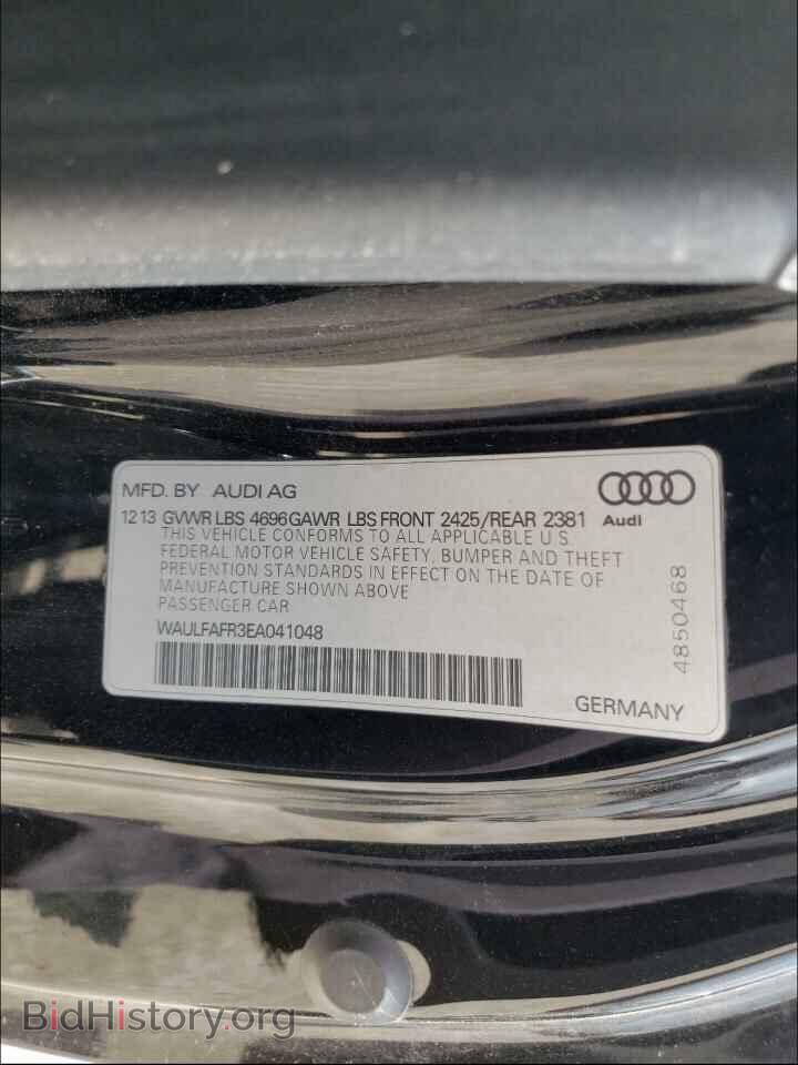 2014 AUDI A5 - VIN: WAULFAFR3EA041048 - Фото 10