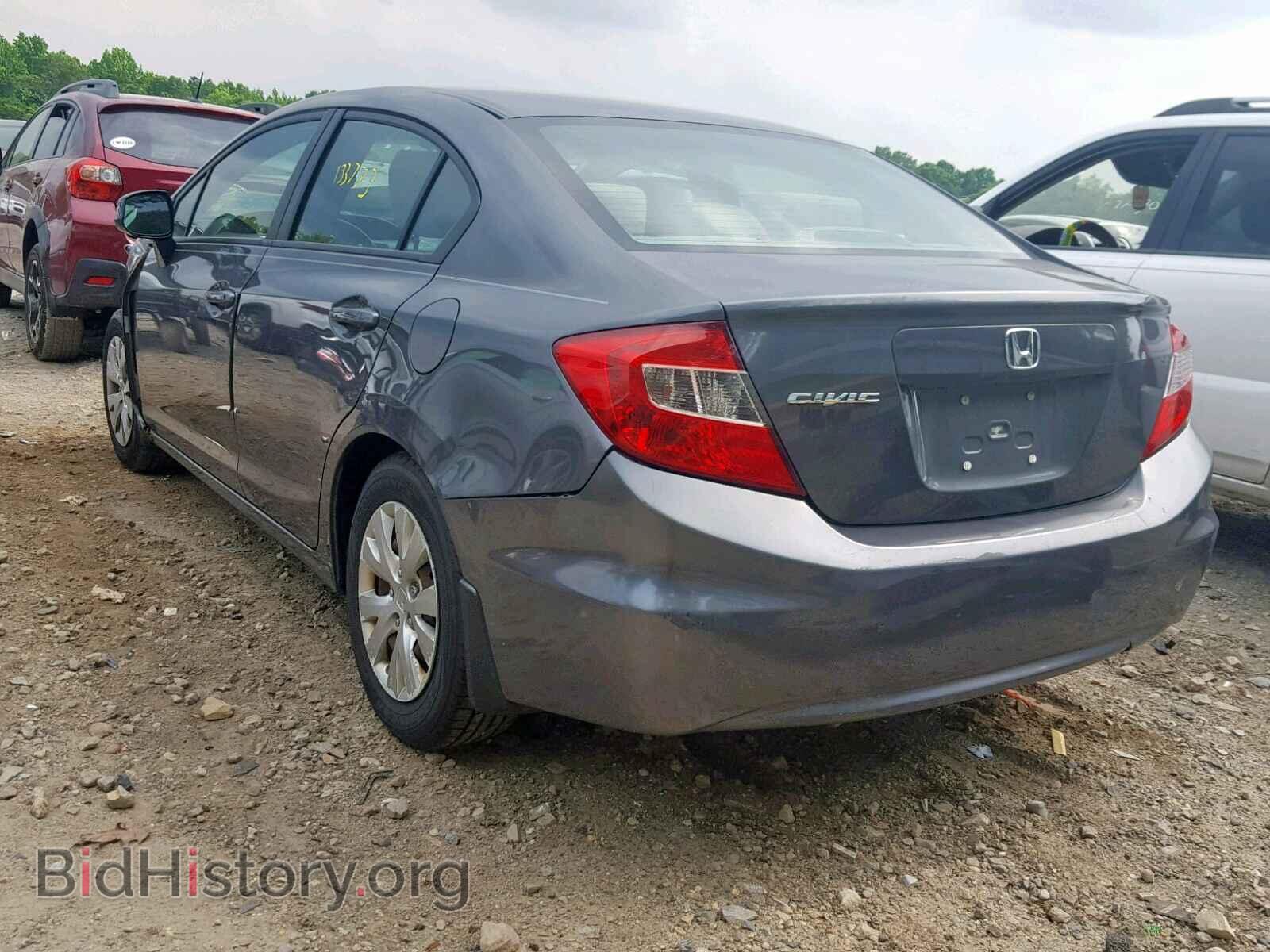 2012 HONDA CIVIC LX - VIN: 2HGFB2F52CH325799 - Фото 3
