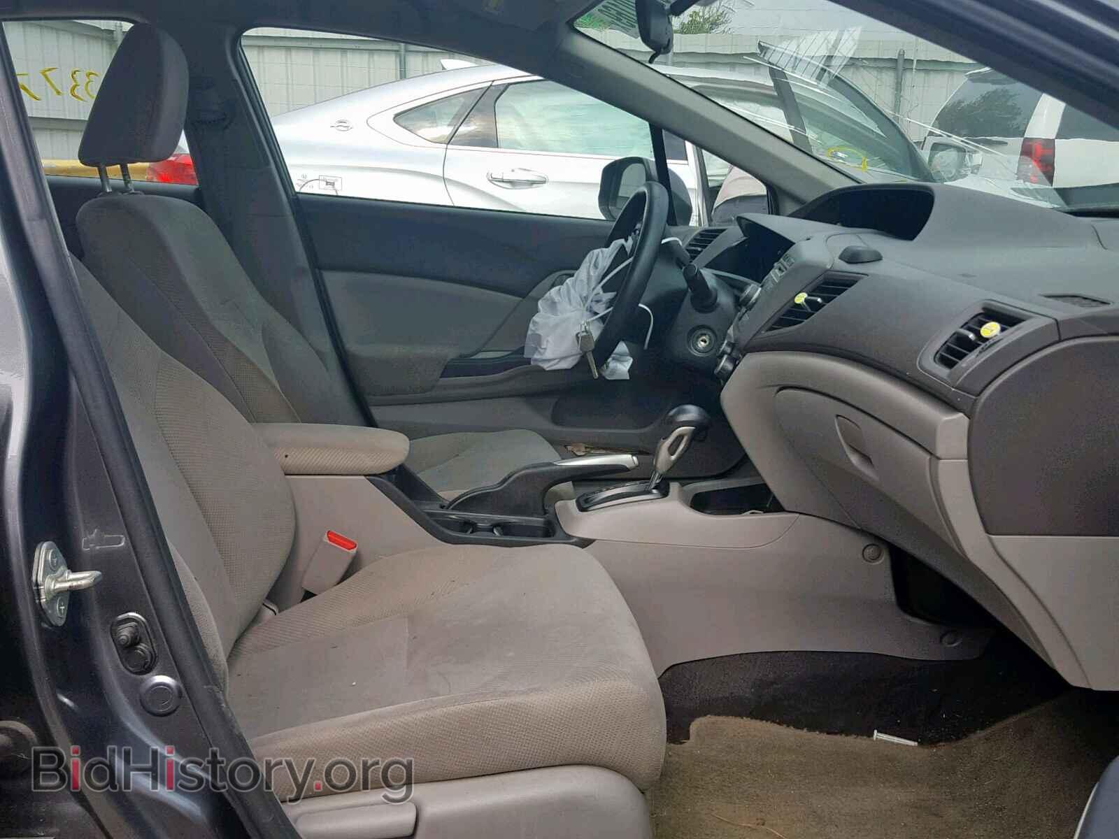 2012 HONDA CIVIC LX - VIN: 2HGFB2F52CH325799 - Фото 5