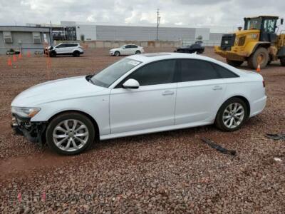 2018 Audi A6 Premium, white — VIN WAUF8AFC3JN052511, Copart