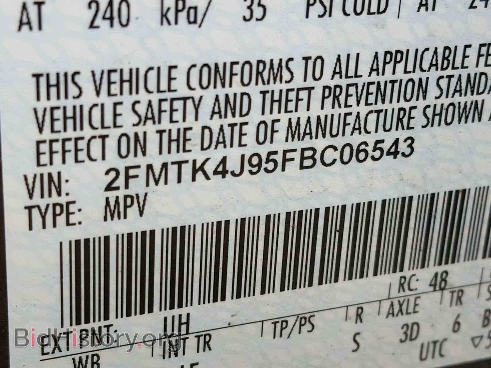 2015 FORD EDGE - VIN: 2FMTK4J95FBC06543 - Photo 10