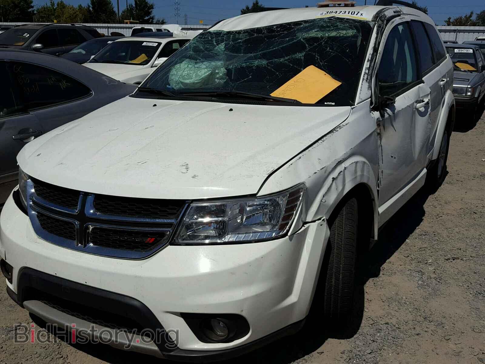 2015 DODGE JOURNEY - VIN: 3C4PDCBGXFT718066 - Фото 2