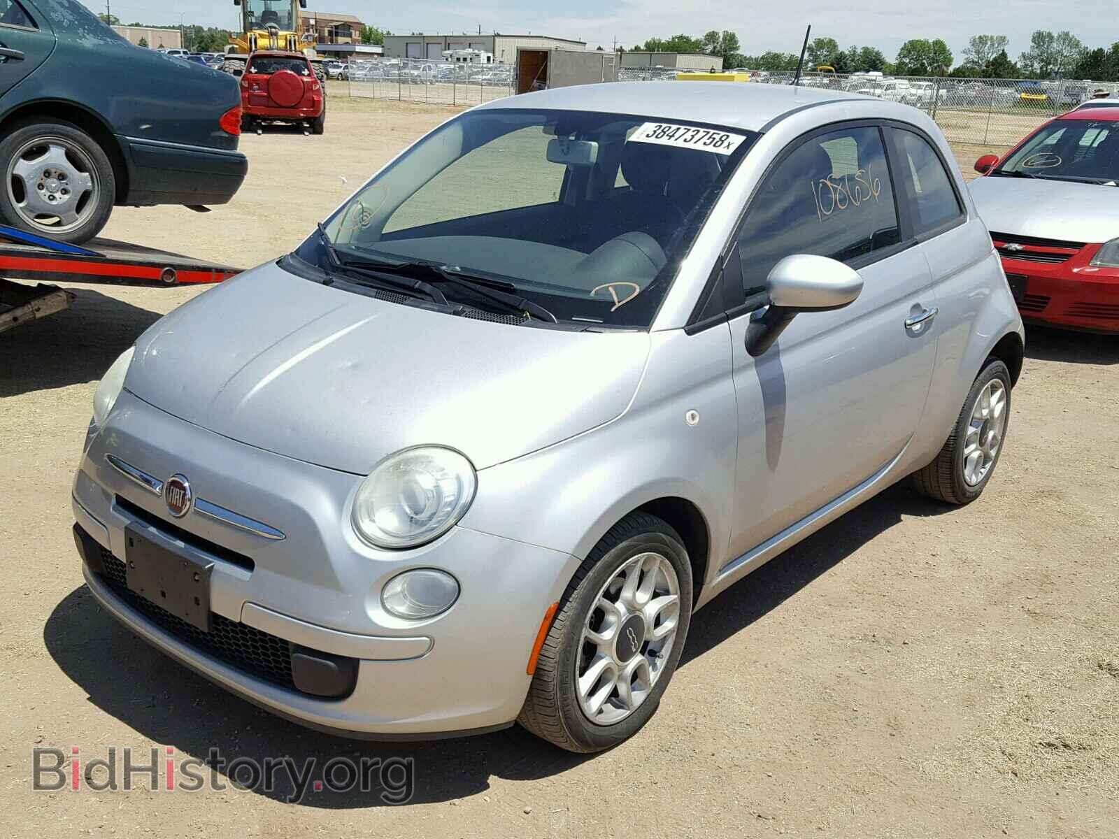 2012 FIAT 500 - VIN: 3C3CFFAR0CT123899 - Фото 2