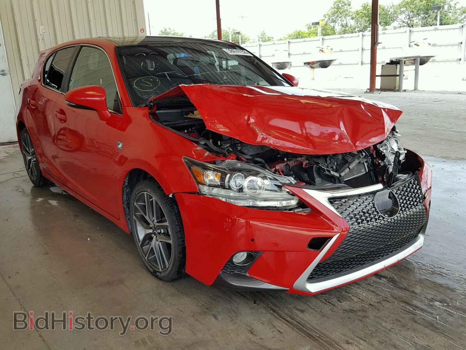 Фотография JTHKD5BH8E2187155 - LEXUS CT 200 2014