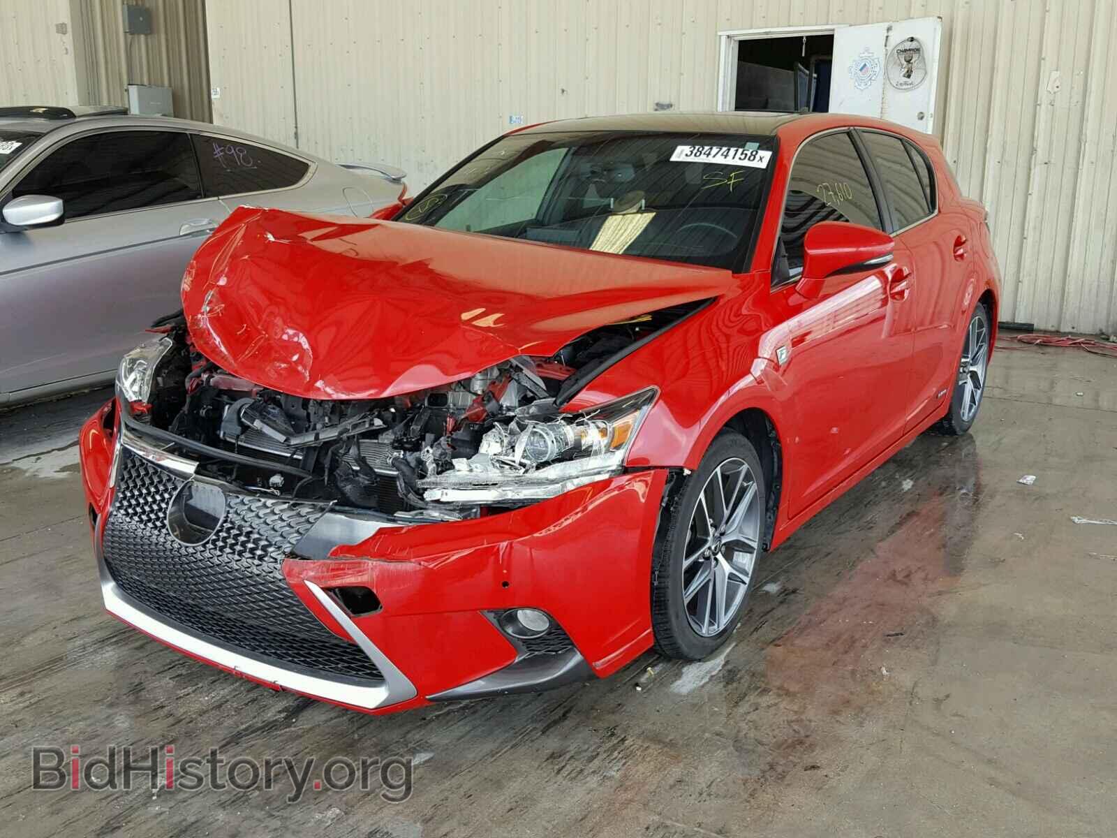 2014 LEXUS CT 200 - VIN: JTHKD5BH8E2187155 - Фото 2