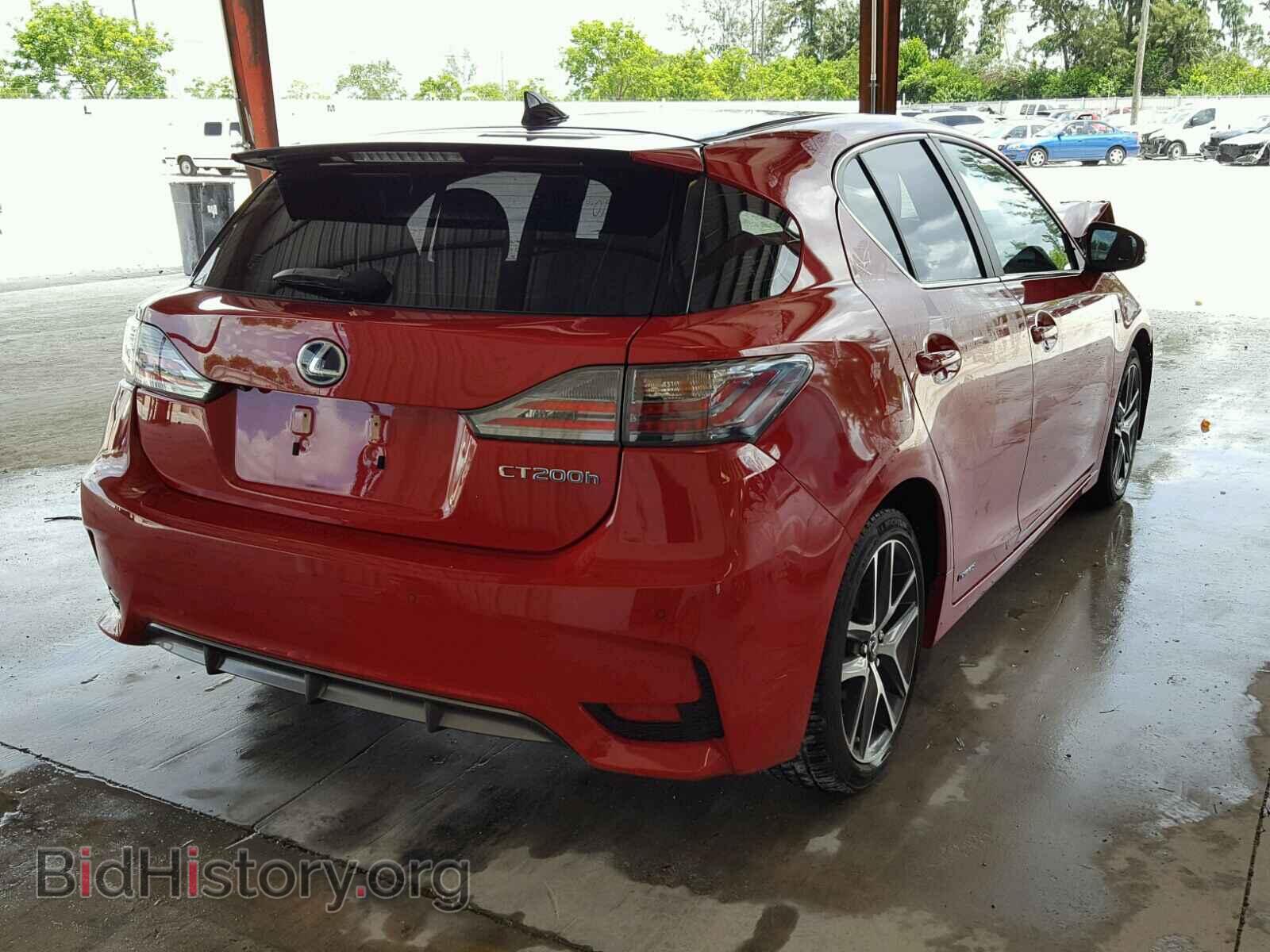 2014 LEXUS CT 200 - VIN: JTHKD5BH8E2187155 - Фото 4