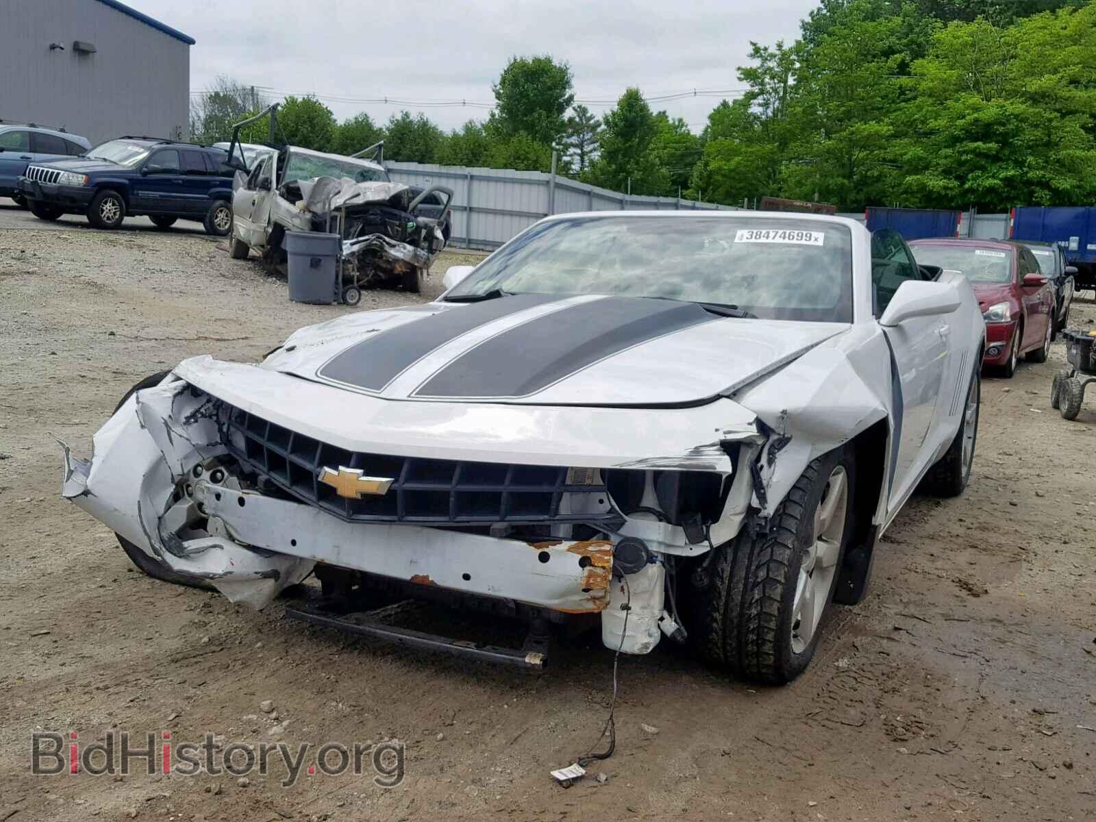 2012 CHEVROLET CAMARO - VIN: 2G1FB3D37C9111870 - Фото 2