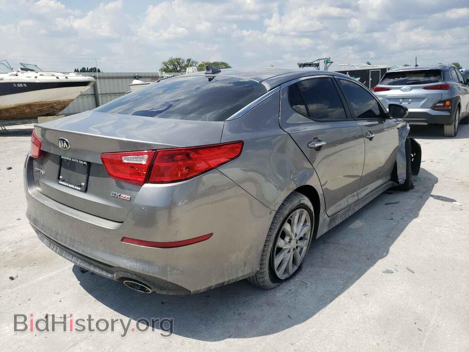 2015 KIA OPTIMA - VIN: 5XXGN4A71FG493570 - Photo 4