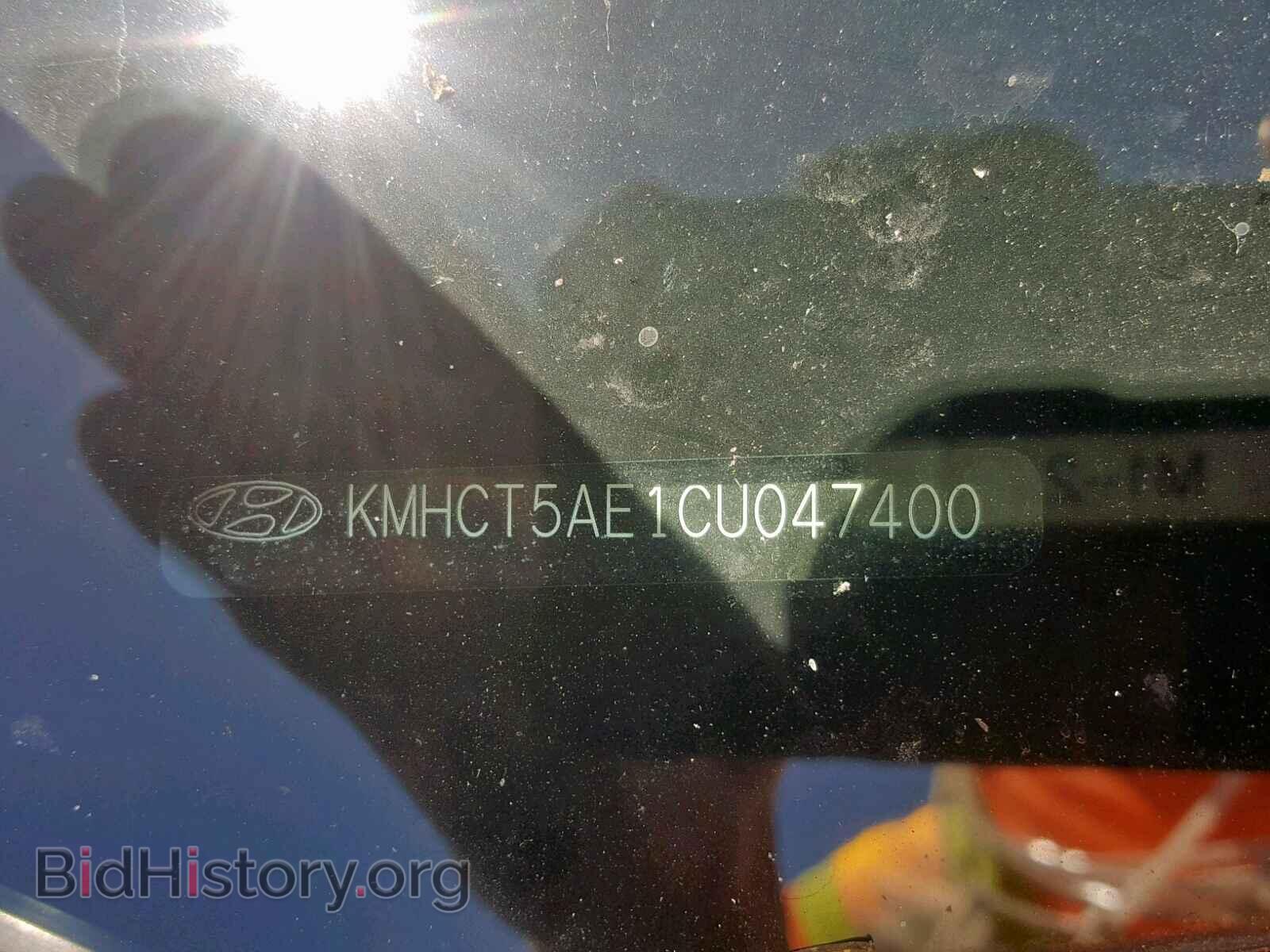 2012 HYUNDAI ACCENT - VIN: KMHCT5AE1CU047400 - Фото 10