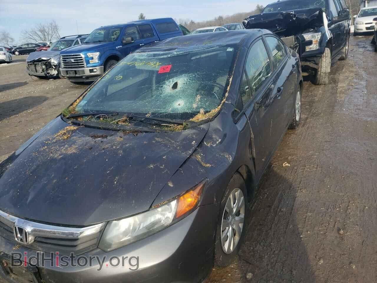 2012 HONDA CIVIC - VIN: 2HGFB2F5XCH599350 - Фото 9