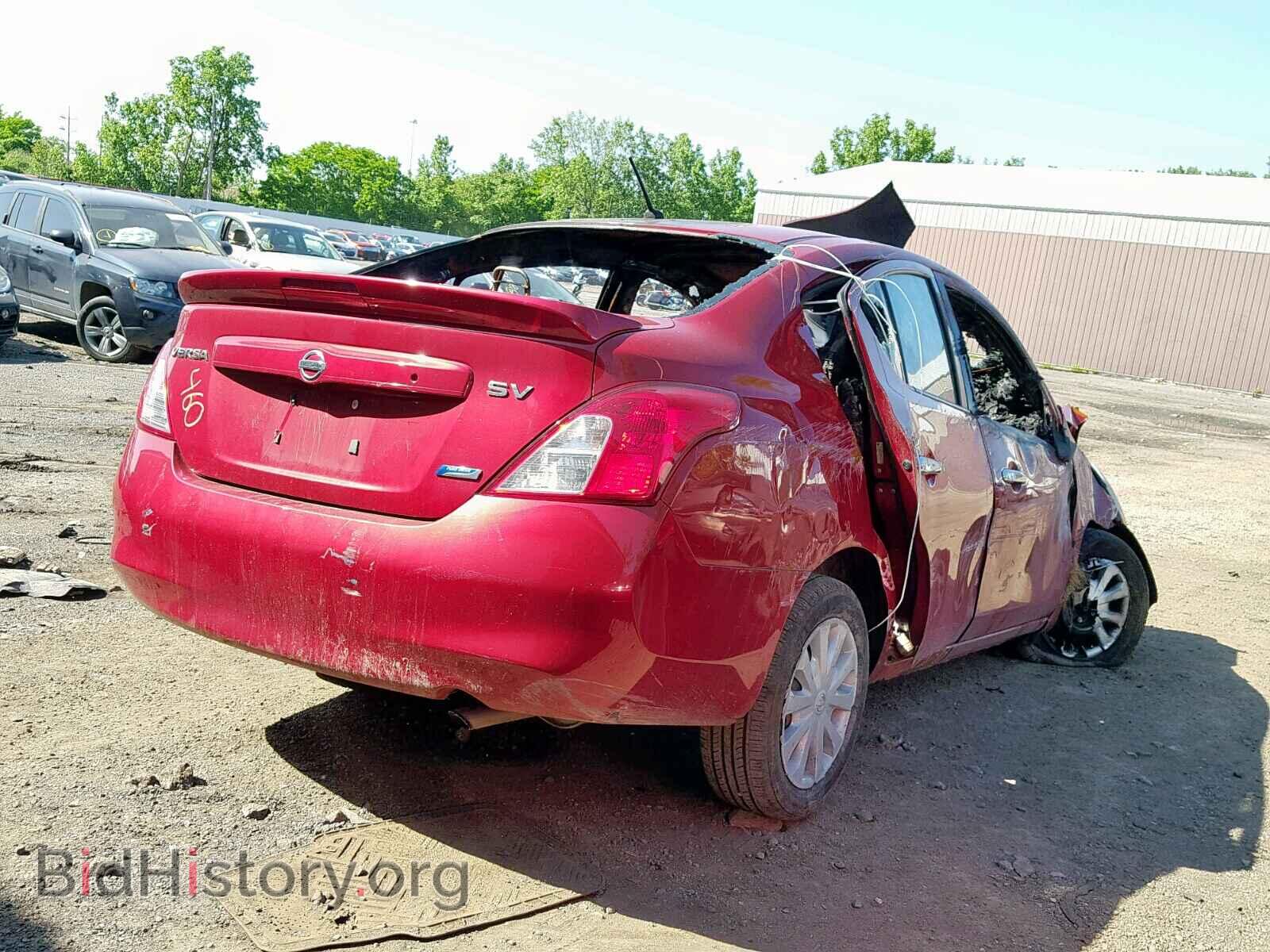 2013 NISSAN VERSA - VIN: 3N1CN7AP5DL819147 - Фото 4