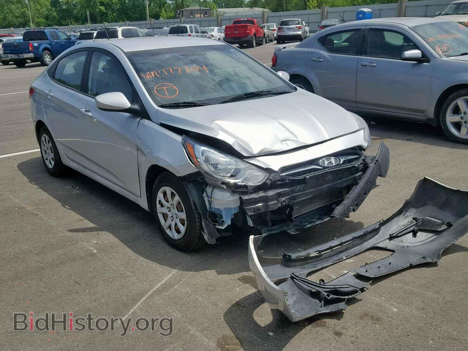 Photo KMHCT4AEXCU177704 - HYUNDAI ACCENT 2012