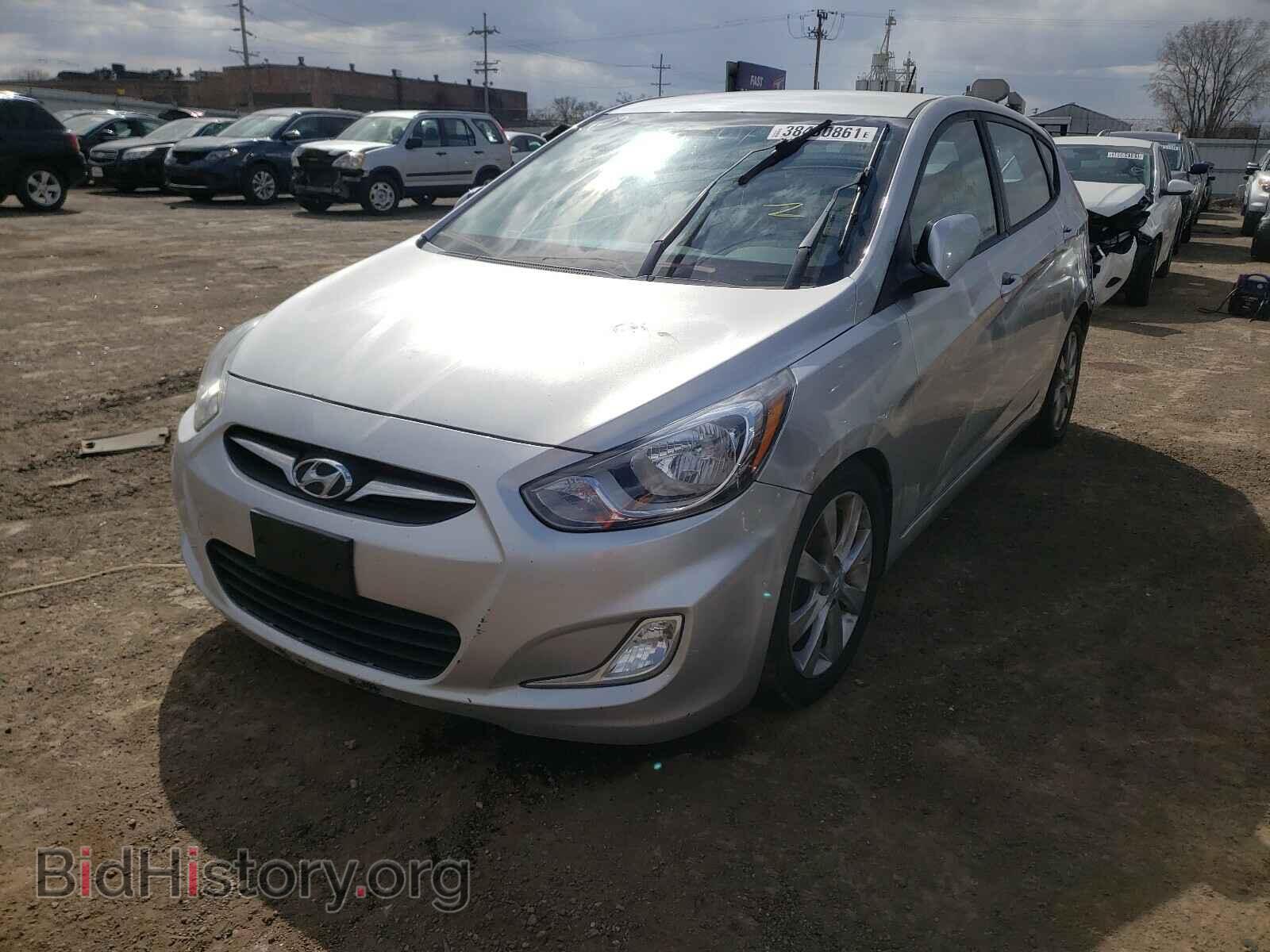 2012 HYUNDAI ACCENT - VIN: KMHCU5AE6CU039242 - Фото 2