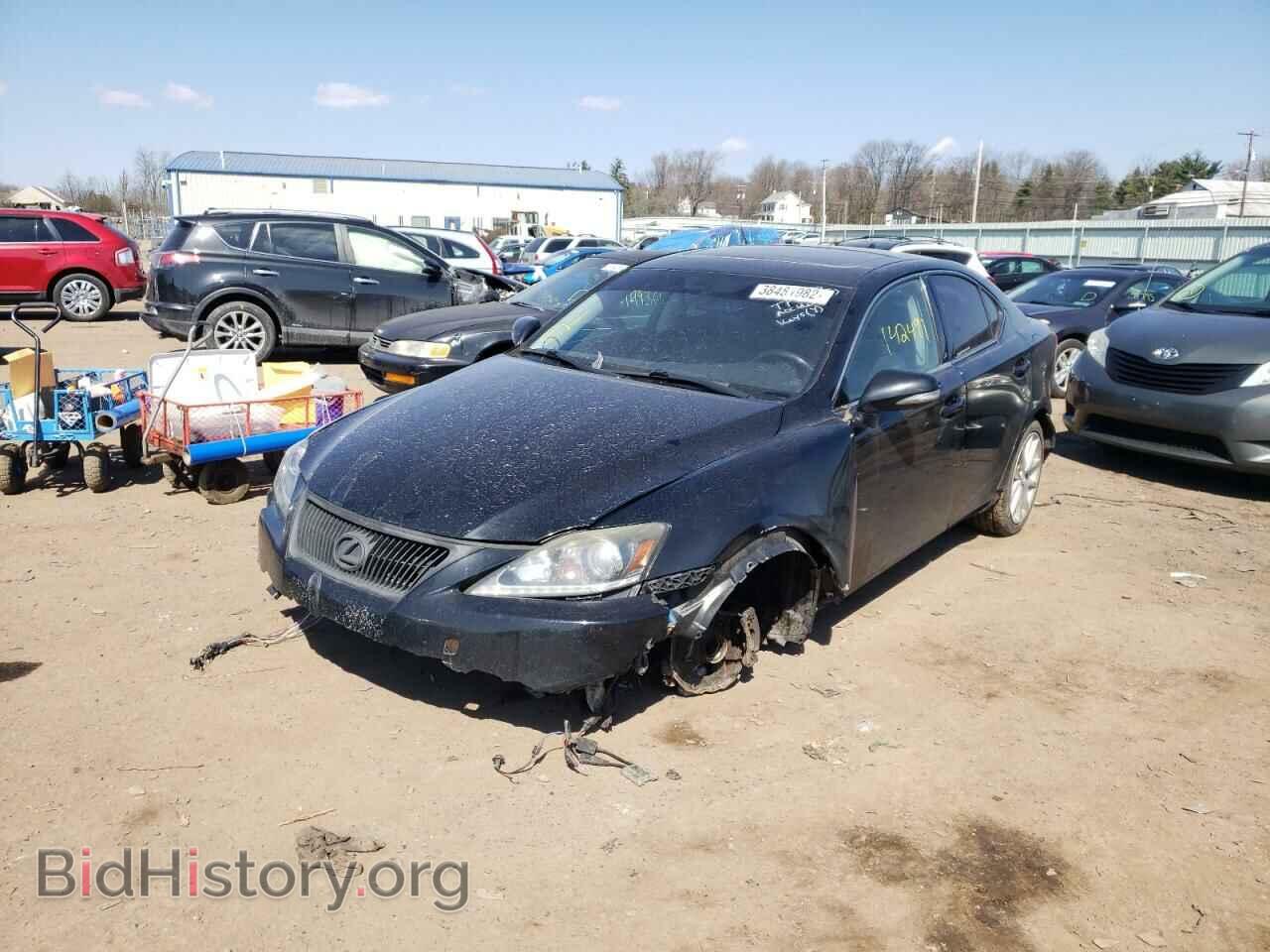 2012 LEXUS IS - VIN: JTHCF5C29C5053050 - Фото 2