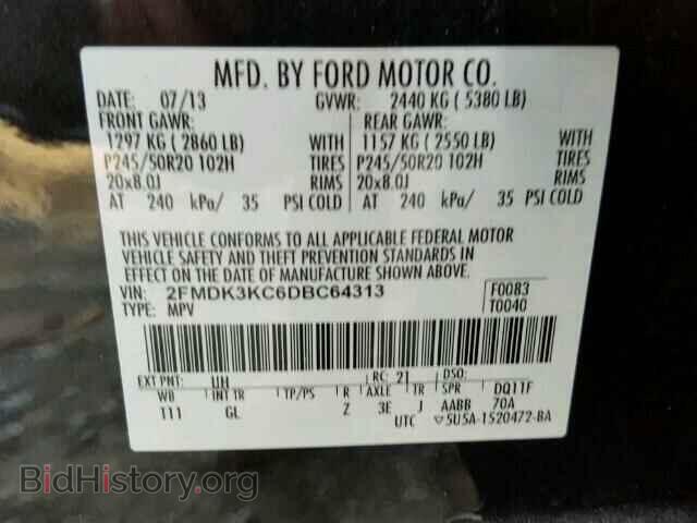 2013 FORD EDGE - VIN: 2FMDK3KC6DBC64313 - Photo 10