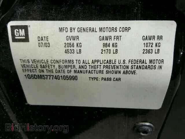 2004 CADILLAC CTS - VIN: 1G6DM577740105990 - Фото 10