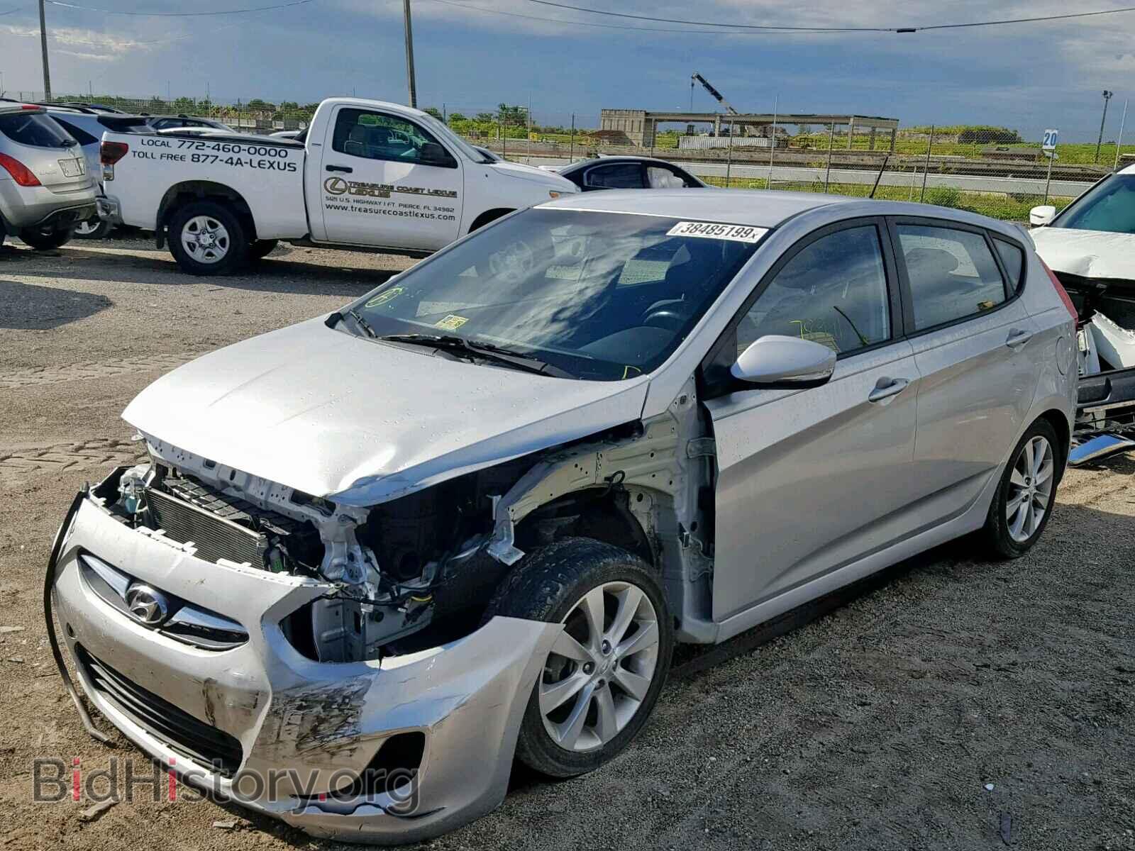 2013 HYUNDAI ACCENT - VIN: KMHCU5AE7DU108859 - Фото 2