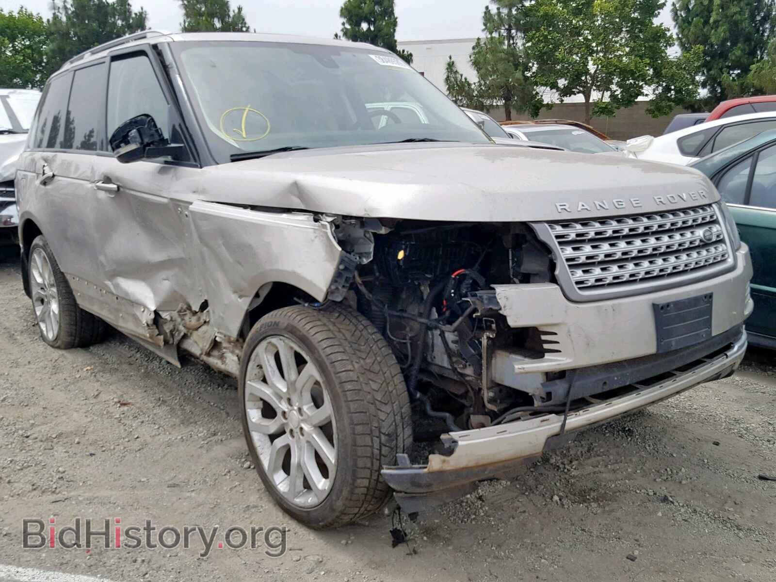 Photo SALGS2VF3FA197839 - LAND ROVER RANGE ROVE 2015