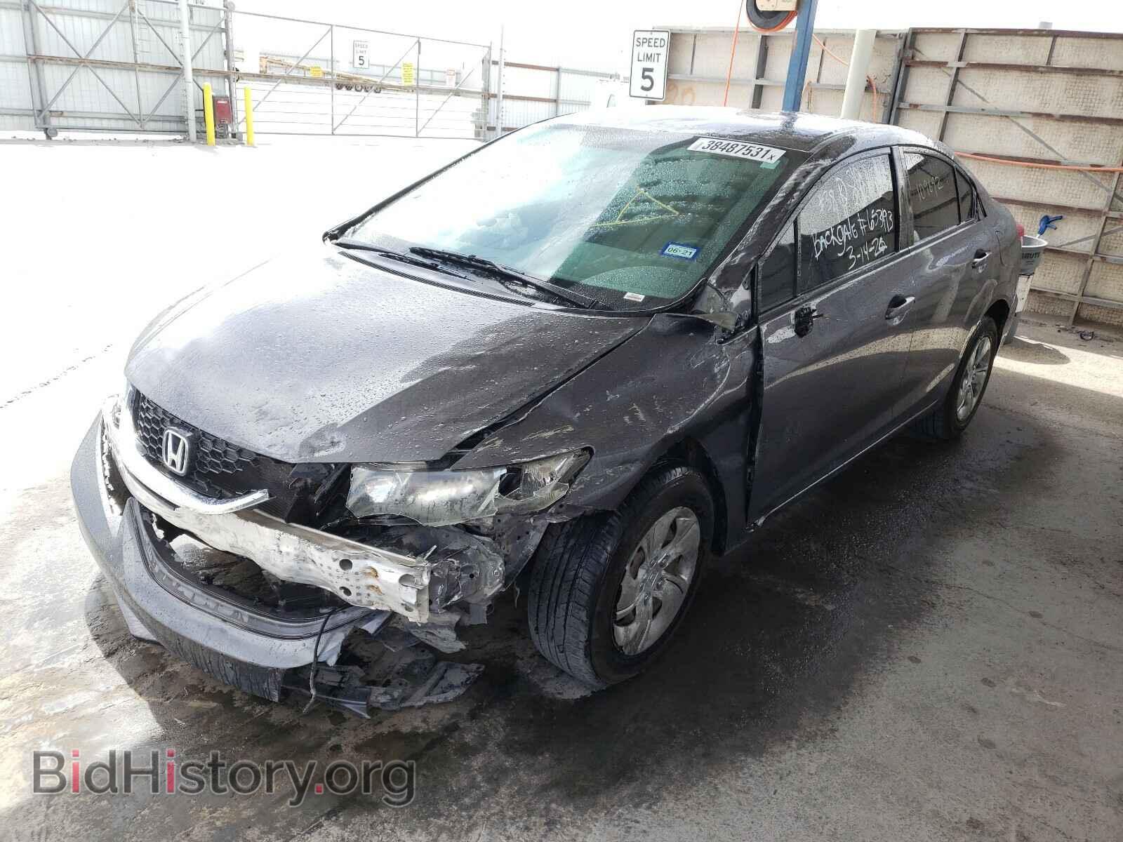 2014 HONDA CIVIC - VIN: 19XFB2F50EE018483 - Фото 2