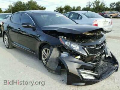 2013 Kia OPTIMA Optima SX, черный — VIN 5XXGR4A67DG102897, Copart