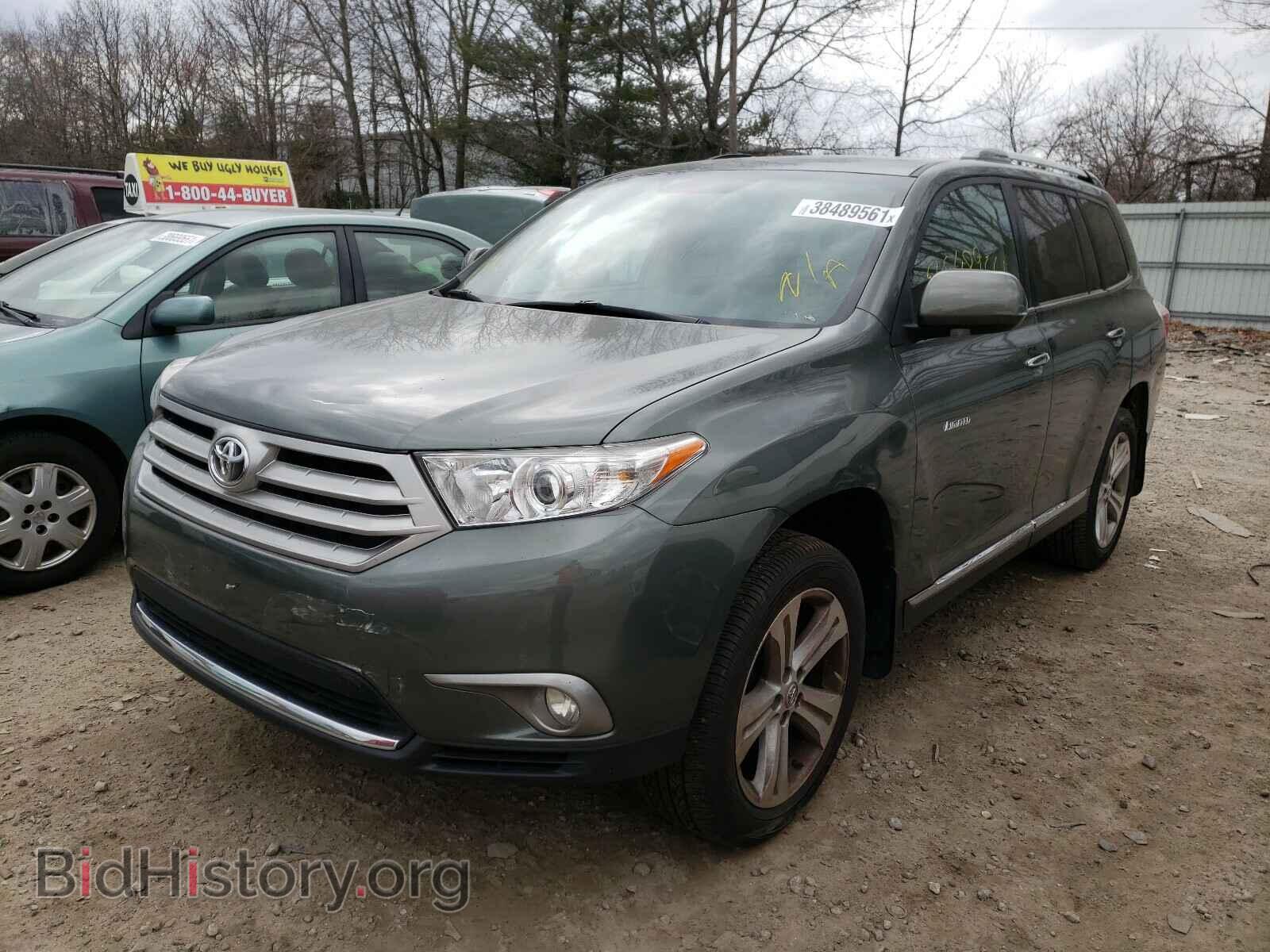 2013 TOYOTA HIGHLANDER - VIN: 5TDDK3EH8DS239617 - Фото 2