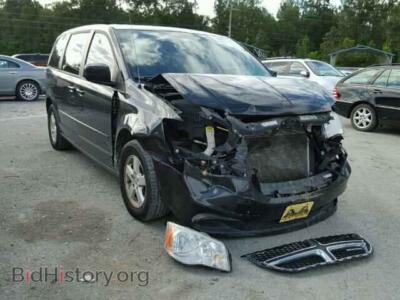 2011 Dodge CARAVAN Grand Cara, black — VIN 2D4RN3DG2BR658870, Copart