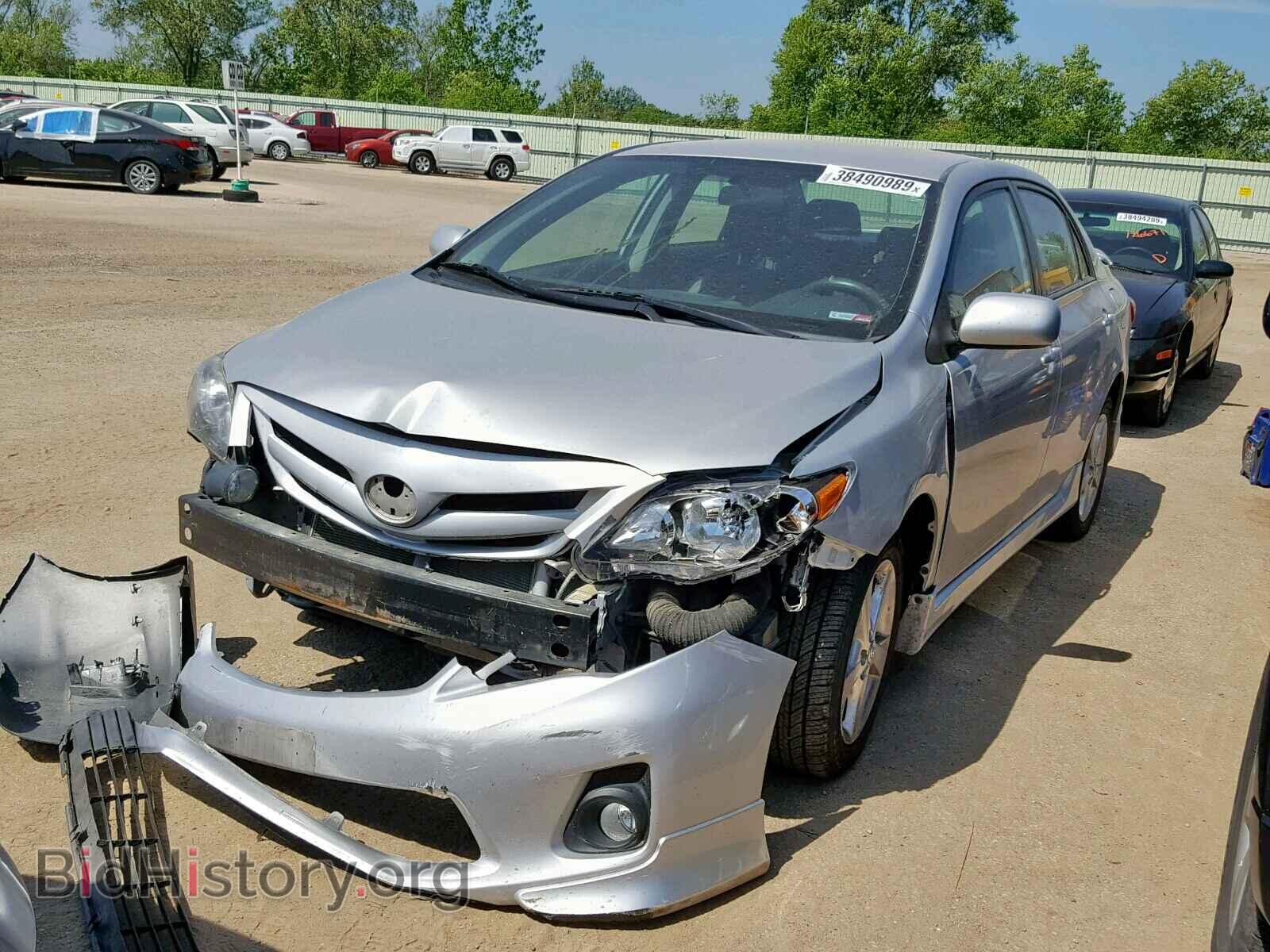 2011 TOYOTA COROLLA BA - VIN: 2T1BU4EE0BC545343 - Фото 2