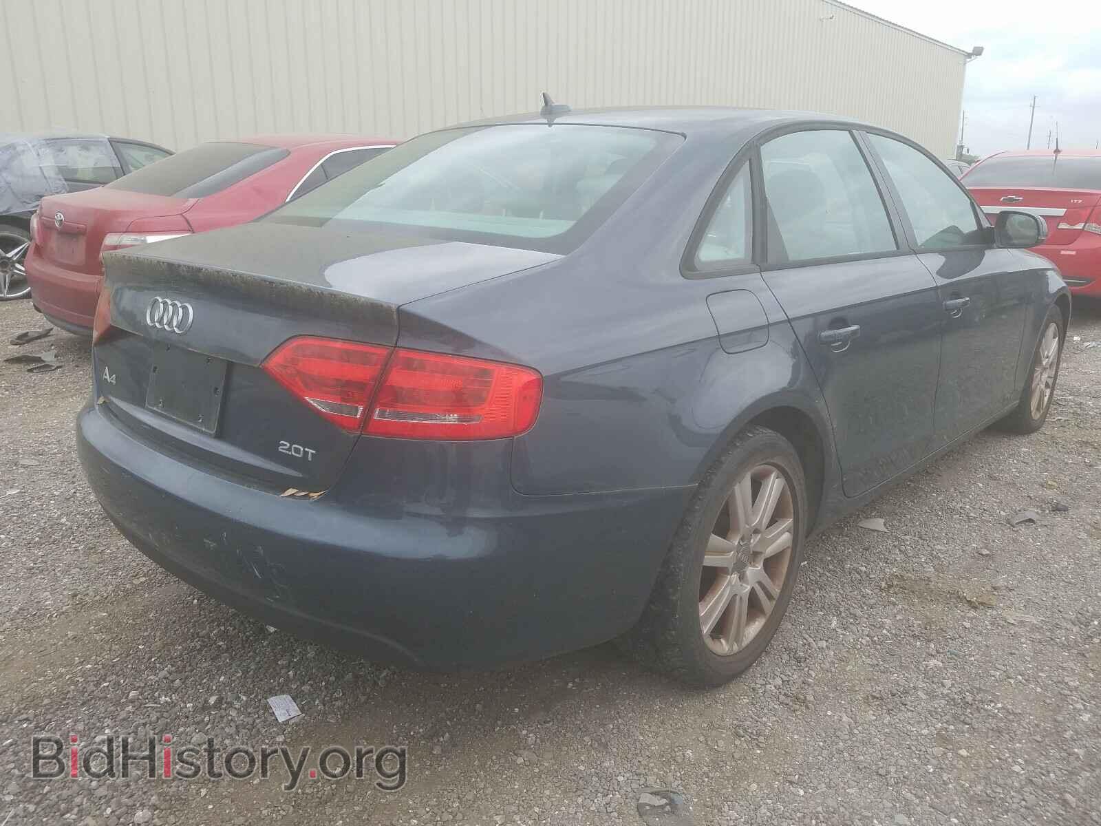 2010 AUDI A4 - VIN: WAUAFAFL5AN011989 - Фото 4