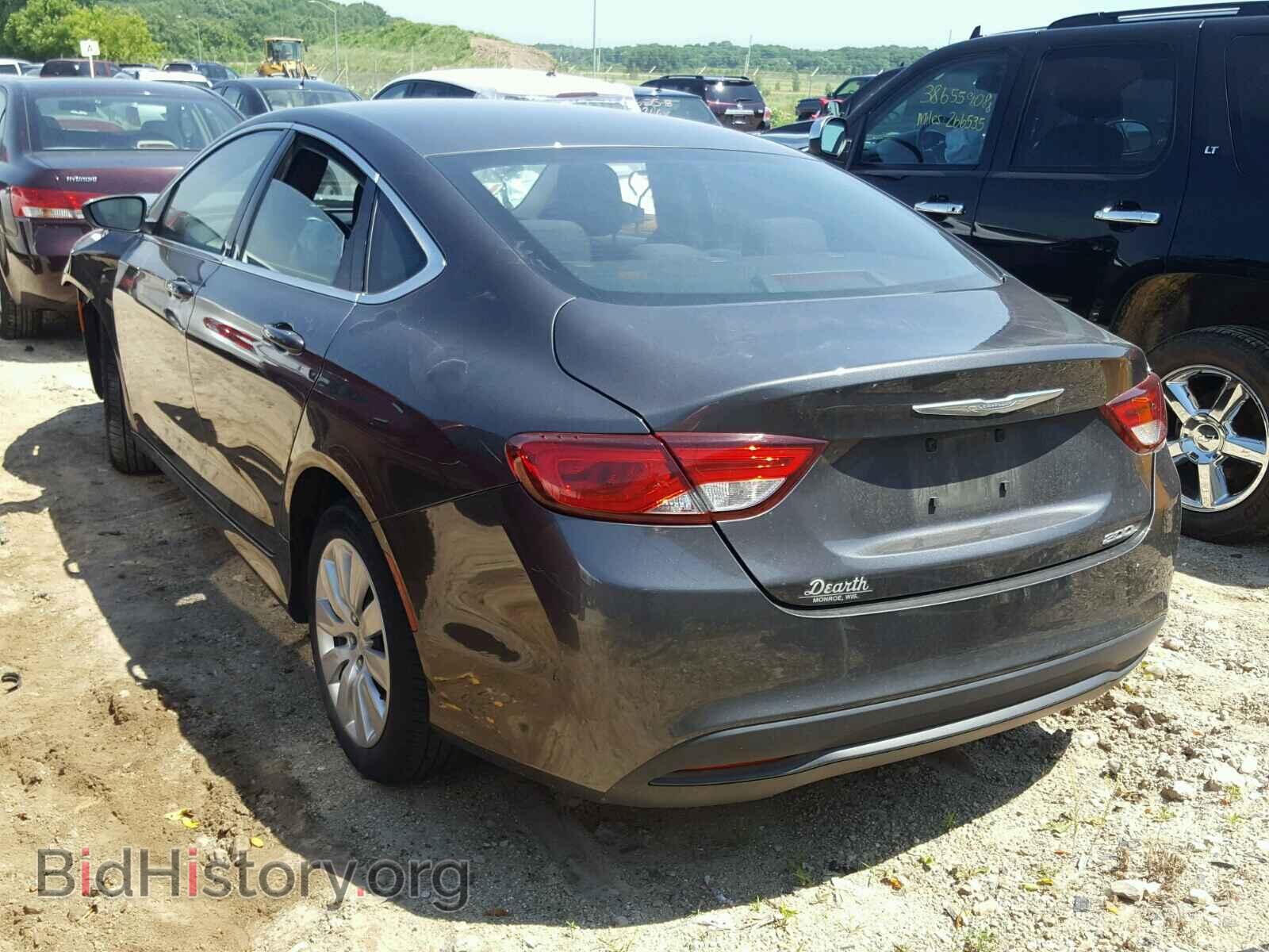 2015 CHRYSLER 200 - VIN: 1C3CCCFB8FN618357 - Фото 3