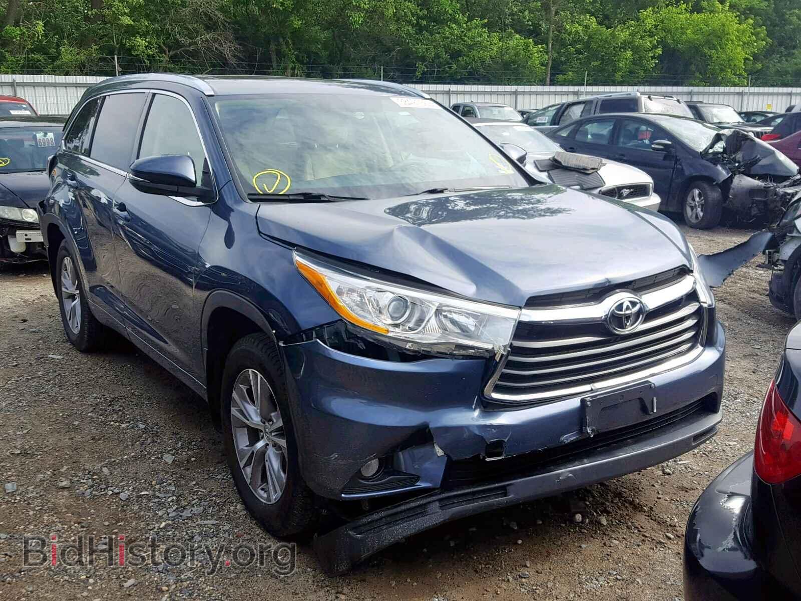 Photo 5TDJKRFH3ES025771 - TOYOTA HIGHLANDER 2014