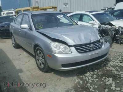 2007 Kia OPTIMA Optima LX/, серебристый — VIN KNAGE123075121246, Copart