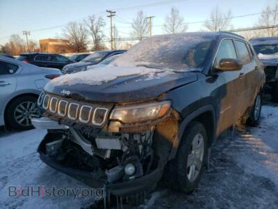2022 Jeep COMPASS Latitude, black — VIN 3C4NJDBB7NT133003, Copart