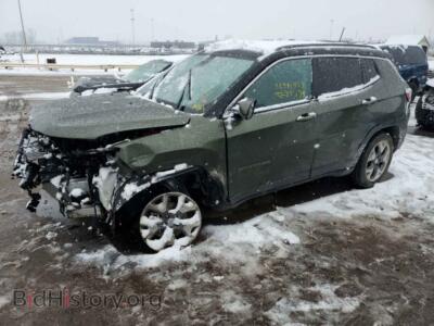 2020 Jeep COMPASS Compass LI, зеленый — VIN 3C4NJDCB1LT233870, Copart