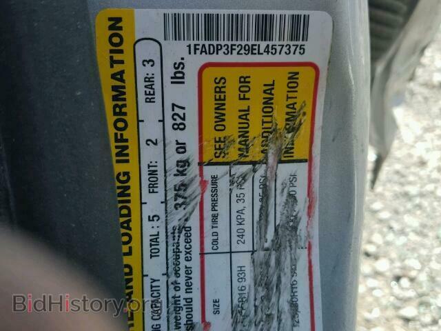 2014 FORD FOCUS - VIN: 1FADP3F29EL457375 - Фото 10