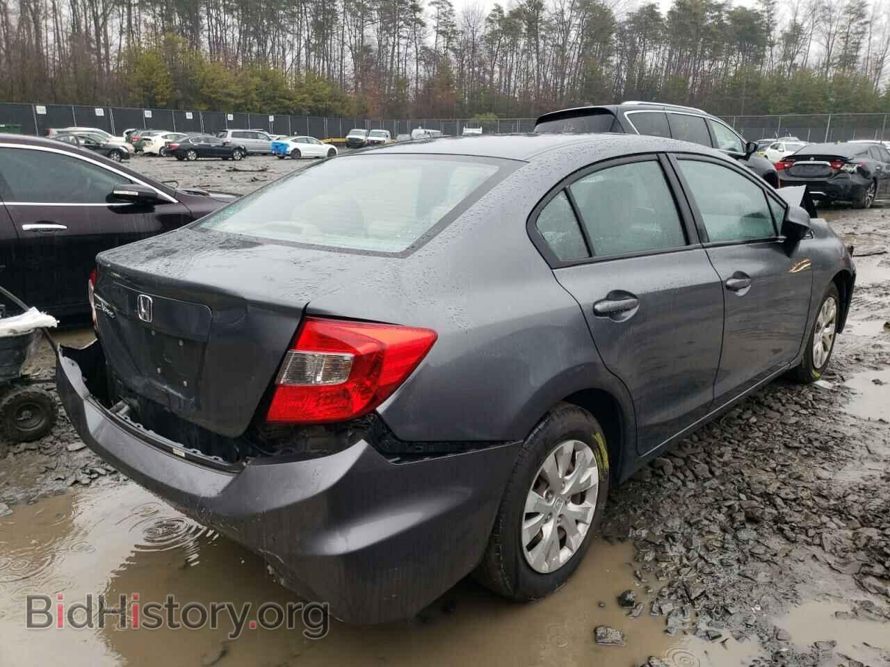 2012 HONDA CIVIC - VIN: 19XFB2F52CE386936 - Фото 3