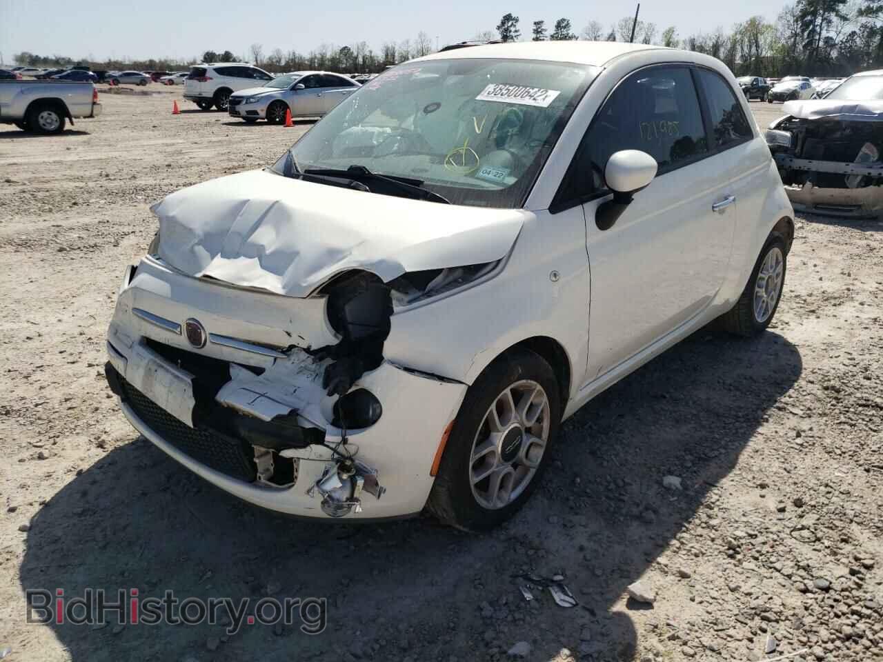 2012 FIAT 500 - VIN: 3C3CFFAR0CT384966 - Фото 2