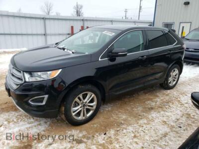 2016 Ford EDGE SEL, black — VIN 2FMPK4J86GBC23765, Copart