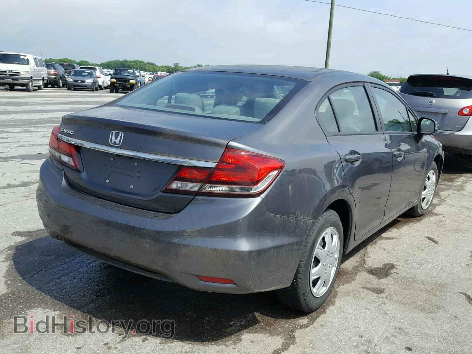 2013 HONDA CIVIC - VIN: 2HGFB2F59DH598546 - Фото 4