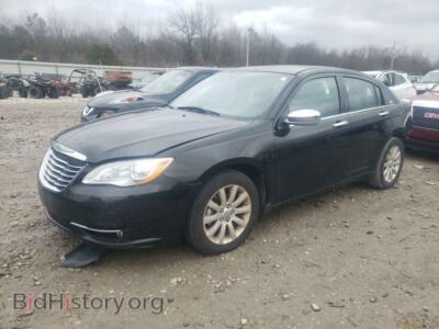 2013 Chrysler 200 200 Limite, black — VIN 1C3CCBCGXDN522141, Copart
